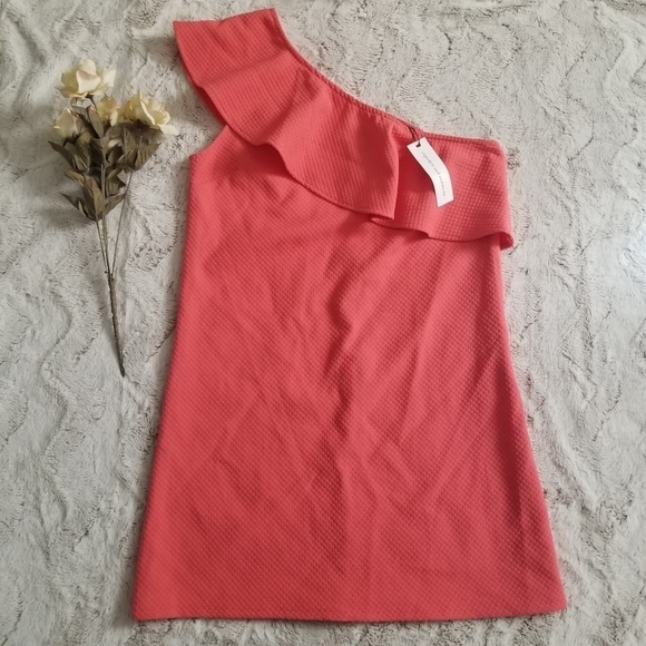 ✨️CL Cupcakes And Cashmere Coral Pink Asymmetrical New - Picture 1 of 11